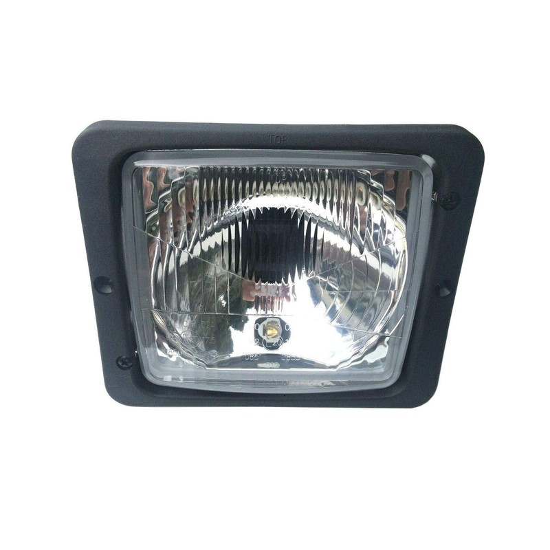 Headlight 12 V 24 V E20 IP54 with High Beam,