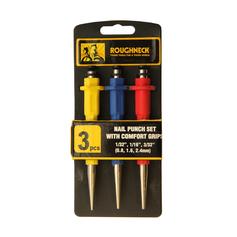 Roughneck Nail Punch Set 3 Pce