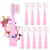 Vekkia Rainbow Jada Kids Electric Toothbrush Replacement Heads, Soft 3D