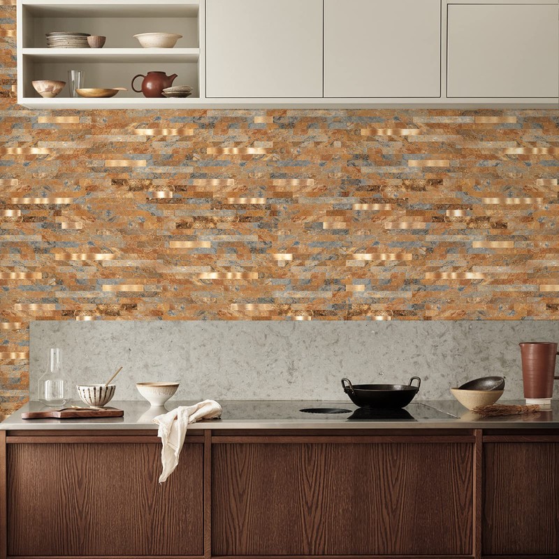 Midcard 10 Sheet Peel and Stick Backsplash PVC Wall Tile,for