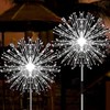 JJGoo Solar Firework Lights, 2 Pack 120 LEDs 2 Lighting