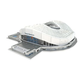 Megableu 678266 National Soccer Club 3D Puzzle Stadium Orange Velodrome (Olympique de Marseille) with LED