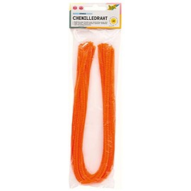 Chenille Wire 8 mm Orange