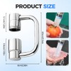 Extensor de Grifo Giratorio 1080°, Regulador de Flujo de Agua