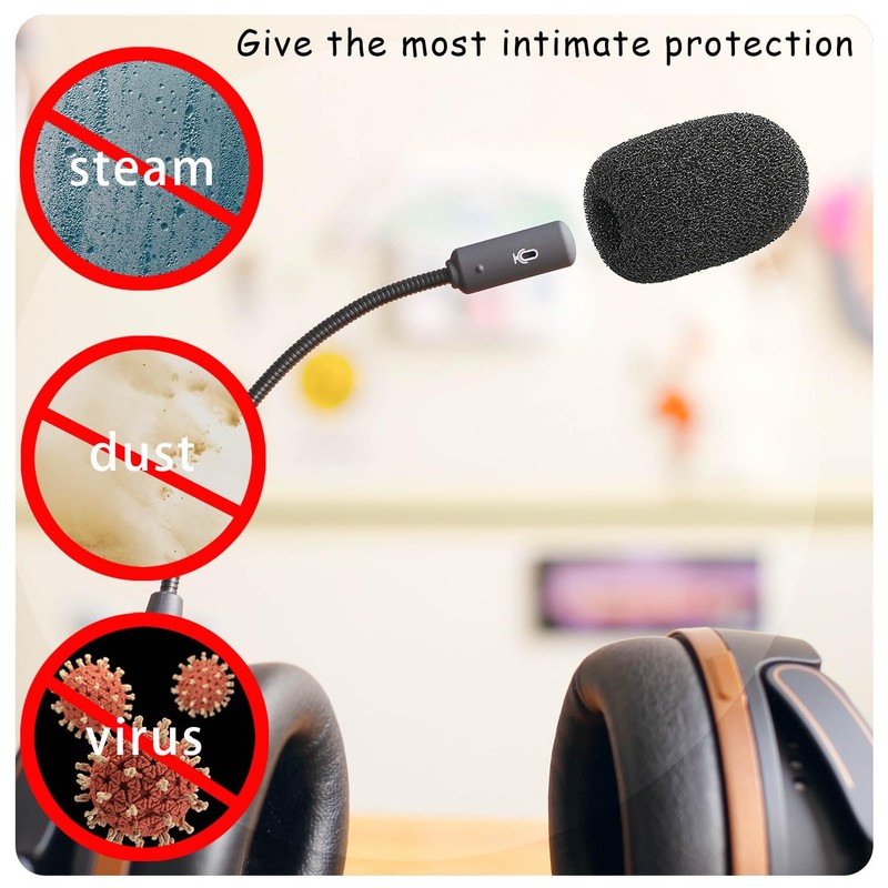 30 Pack Mini Size Lapel Headset Mic Foam Covers Microphone