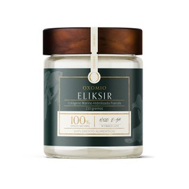 Eliksir de OXOMIO - Colágeno Marino Hidrolizado Francés Peptan para fortalecer y regenerar la piel a nivel celular. (20 porciones). | Gluten Free l Antioxidante l Nutrientes Orgánicos Fermentados l Manganeso