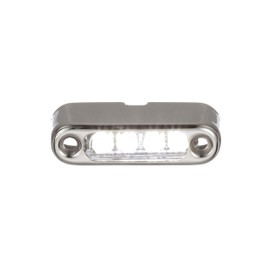 Attwood 6350W7 LED Micro Lights, Stainless Steel Bezel, Vertical Mount, White Light.66-Watt Draw at 12 Volts DC