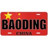 Baoding China Flag Metal License Plates | Countries and Cities