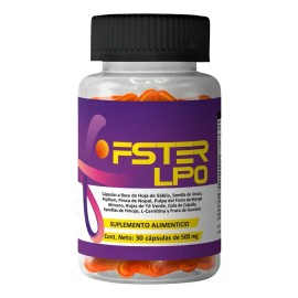 Pastillas Termogenicas Naturales Fster Lpo - Control Peso
