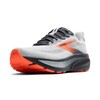 Brooks Men’s Ghost 17 Neutral Running Shoe - Oyster Mushroom/Orange/Ebony