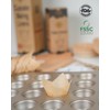 Bake Choice 200pcs Natural Mini Tulip Cupcake Liners for Baking