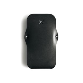 Lo Esencial | Cartera de Piel Genuina para Celular Phone Wallet Plus, Hecha a Mano, Unisex (Negro Clásico)