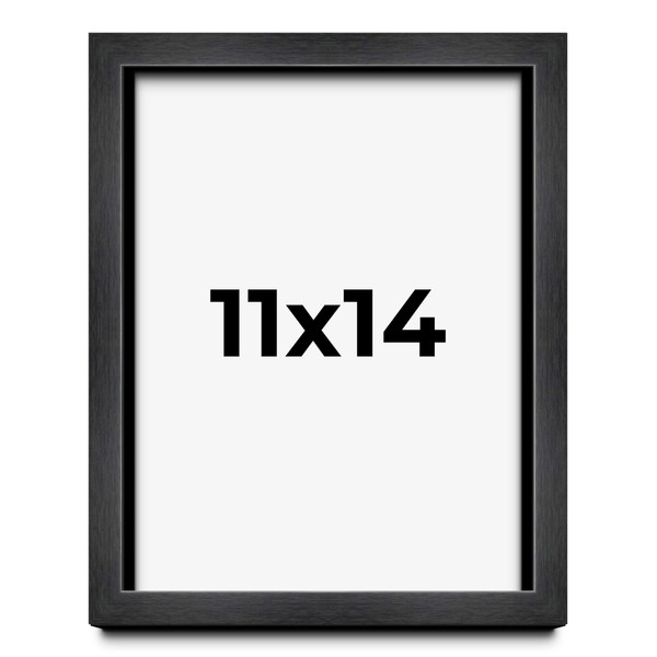 11x14 Shadow Box Frame Grey Charcoal Black | 0.875 Inches