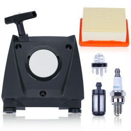 Adefol 4283 190 4001 Recoil Pull Starter for Stihl BR800 BR800X Backpack Leaf Blower, BR800 Recoil Starter Assy with BR800 Air Filter Tune up Kit Replace 4283 190 4001 42831410300A