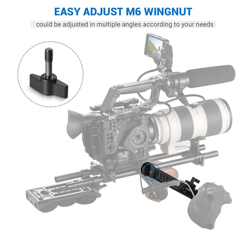 SMALLRIG - Brazo de extensión de roseta con longitud ajustable,