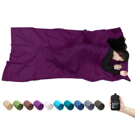 Browint Silk Sleeping Bag Liner, 100% Mulberry Silk Sleep Sheet, Sack, Extra Wide 87"x43" & 87“x34”, Lightweight Travel Sheet for Hotel, Envelop Rectangular 73“x34”, Hooded Mummy 87“x34”