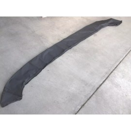 Unbranded/Generic BLACK BIMINI TOP BOOT COVER MARINE BOAT shade canopy 73-78" 74 75 76 77 78 sock