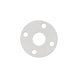 (2 Pack) 1 Inch PTFE Chemical Resistant Flange Gasket, Full-Face 1/8" Thick, ANSI Class 150, Max Pressure 150 psig, Max Temperature 500°F - Compatible with PVC & Metal Flanges