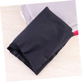 LALAFINA DIY Flannelette Fabric for Crafting Single-Sided Velvet Material 100x150cm Soft Black Fabric for Sewing Home Decor Projects for Upholstery and Accessories