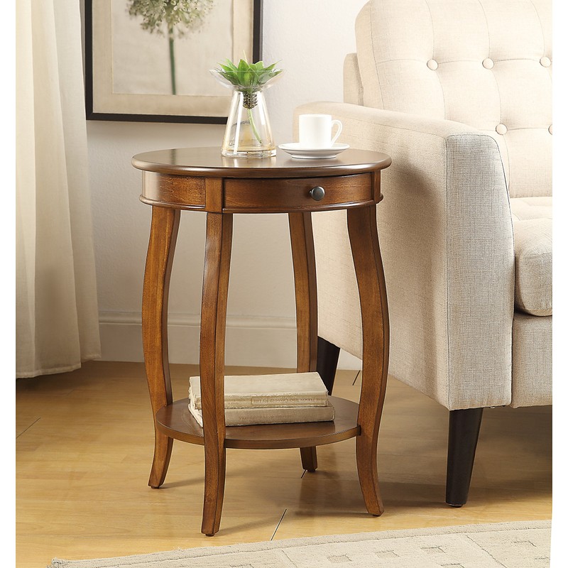 ACME Alysa End Table - 82814 - Walnut
