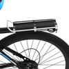 Bike Rear Rack Aluminum Alloy Detachable Manned Bicycle Cargo Rack