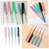 Mikinona 5pcs Dandruff Comb Tailcomb Fine Tooth Hair Comb Double