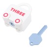 MUNEFE Kids Learning Locks, Alphabet Locks Keys Toy, Number Locks