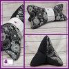 Leseknochen Nackenkissen (Mandala schwarz) bequem und waschbar! Handgestopft und genäht