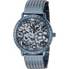 GUESS New GUESS Women's Willow Sky Blue Floral Mesh Bracelet