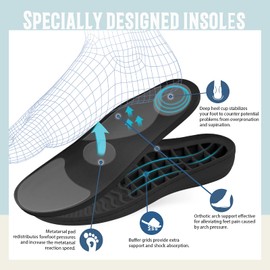 BCSTUDIO Women’s Orthotic Slippers with Arch Support Orthopedic Adjustable Ladies Shoes（ Leopard 11）