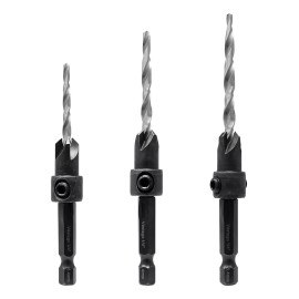 Rork Juego De 3 Brocas Para Avellanar Madera - Mrk-038 Rork
