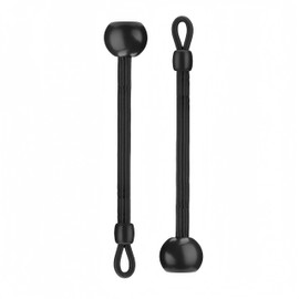 Shade Replacement Parts with Tie Downs,Weather Resistance,Same Size as Original,Compatible with Coolaroo Exterior Roller Shade,Outdoor Blinds(Black 2 Pcs)