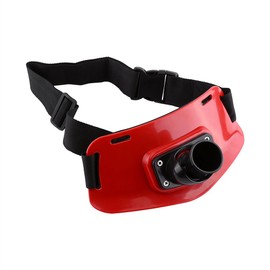 Adjustable Fishing Fighting Belt Waist Rod Pole Holder Fishing Gear ( Color : Red )