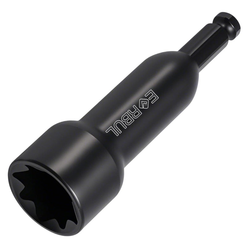 EVRBUL Upgraded 2-in-1 4-Point Square Nut Remover Impact Adapter Socket