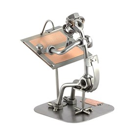 Steelman24 I Nuts and bolts sculpture Technical Illustrator I Handmade ornaments I Made in Germany I I Metal figurine