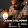 BSOD Upgrade Rechargeable Light Bulbs with Remote, E26 Led Warm