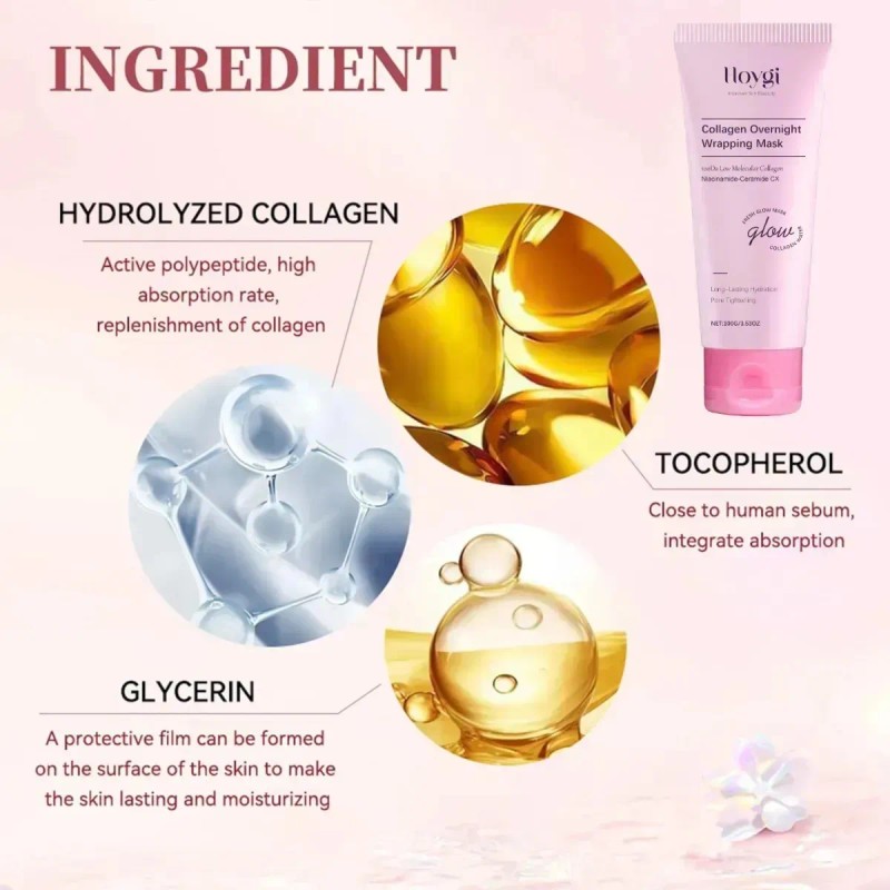 Mascarilla Colágeno Noche Efecto Peel