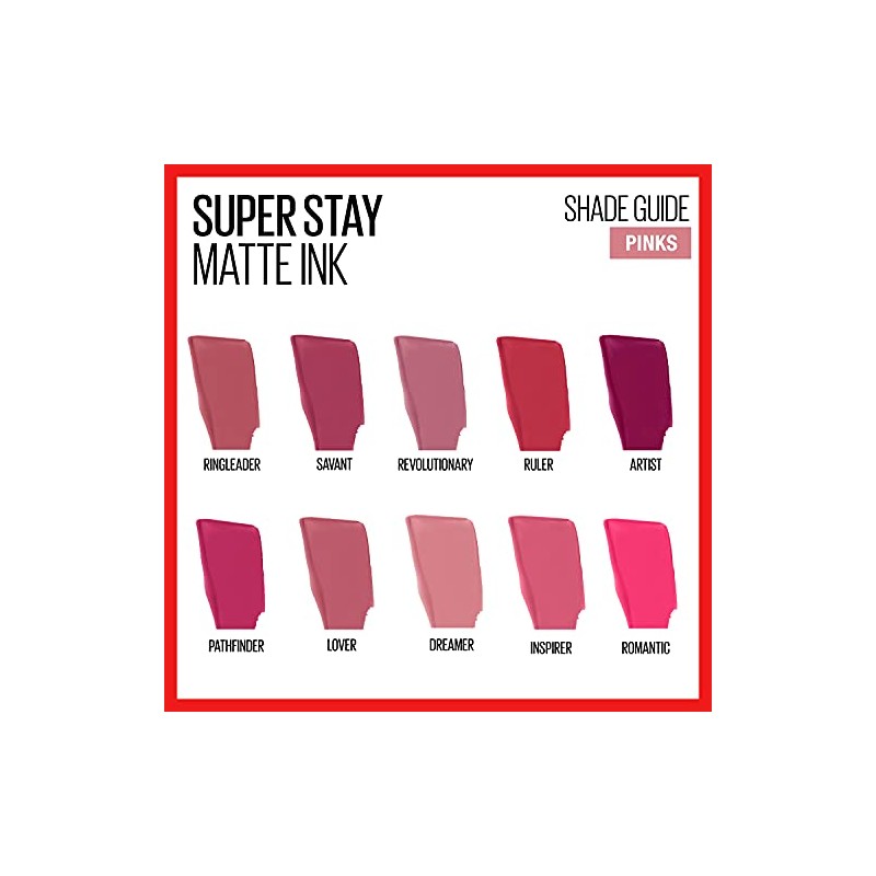 Maybelline New York Labial Liquido Matte Larga Duracion Superstay, Matte
