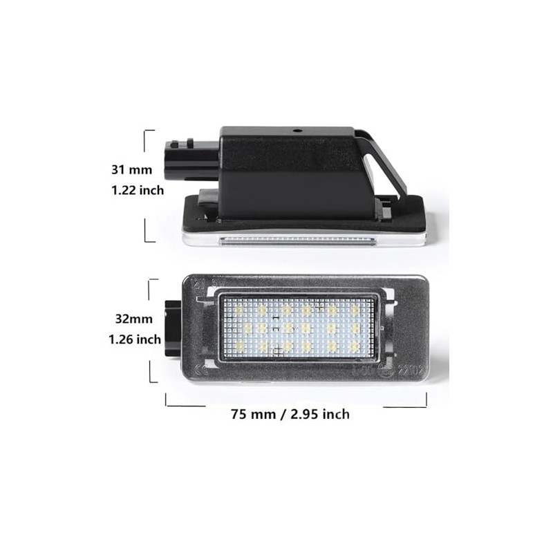 Serena C27 Series LED License Lamp License Plate Light LED