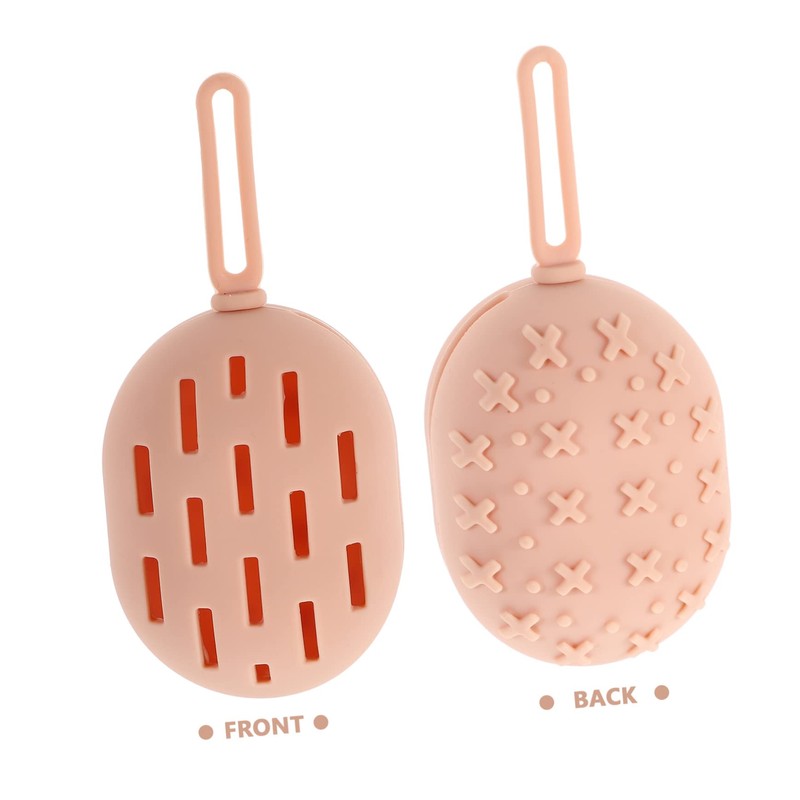 LALAFINA 4pcs Box Travel Makeup Sponge Storage Beauty Sponge Case