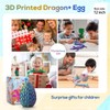 3D Printed Dragon,Dragon Eggs with Dragon Inside,12''Full Articulated Crystal Dragon,Dragon