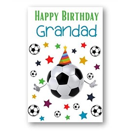 Second Ave Grandad Football Children's Kids Happy Birthday Card Greetings Card