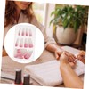 WOONEKY Shiny Elegant Long Fake Nails Press Nails Non-marking Easy