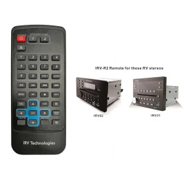 iRV Technologys Remote Control for IRV Stereo Receiver IRV62/IRV31 Two Zones Wall Mount Audio