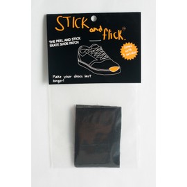 Stick and Flick Patches - Black - Canvas - Skate Shoe Repair Stick & Flick