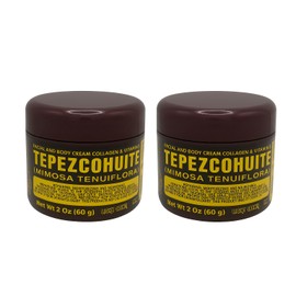DEL INDIO PAPAGO Night Skin Cream with Tepezcohuite, Light Cream, 2 Oz (60g), 2 Pack