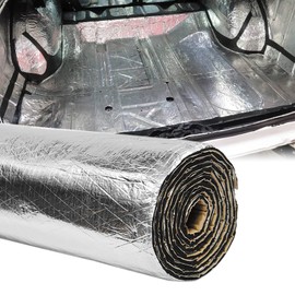 CHAOGANG 200mil 24.4 Sqft Car Sound Deadener Deadening Mat Noise and Heat Shield Insulation Closed Cell PE Foam Vibration Dampening Material for Car Hood Trim Roof Door and Trunk