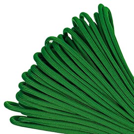 Paracord Planet 550lb Commercial Grade Paracord – 7 Strand Type III Nylon Parachute Cord Hanks for Hiking, Camping, and Fishing