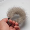 ZhichunLee Real Luxurious Mink Marten Leather Fur Hair Key Chain