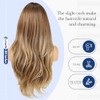 HAIRCUBE Peluca Larga Con Flequillo Rizada Y En Capas Para